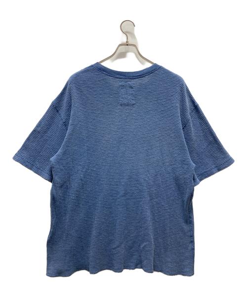 stussy（ステューシー）stussy (ステューシー) PIGMENT DYED SS THERMAL スカイブルー サイズ:Lの古着・服飾アイテム