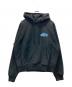 stussy（ステューシー）の古着「Wave Oval Hoodie」｜ブラック