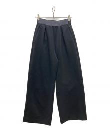 MUSE de Deuxieme Classe（ミューズ ドゥーズィエム クラス）の古着「dumblefit タックパンツ」｜ブラック