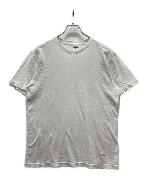 Noah（ノア）Noah (ノア) 裾ロゴプリントTシャツ ホワイト サイズ:Sの古着・服飾アイテム