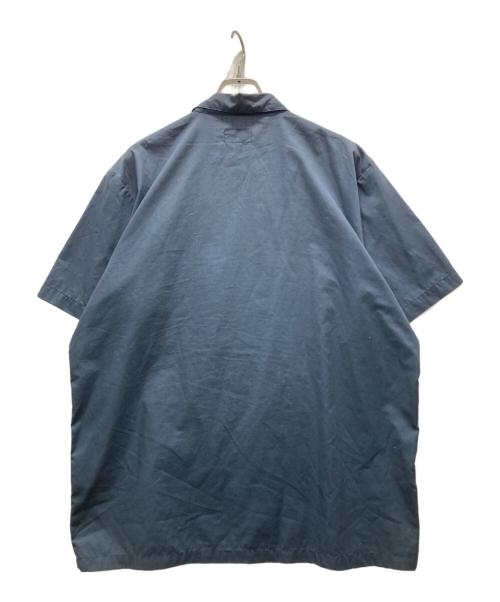 SUPREME（シュプリーム）Supreme (シュプリーム) 19SS Zip Up S/S Work Shirt ネイビー サイズ:XLの古着・服飾アイテム