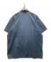 Supreme (シュプリーム) 19SS Zip Up S/S Work Shirt ネイビー サイズ:XL：5000円
