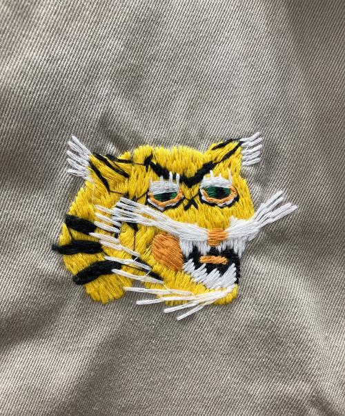 Varde77（バルデセブンティセブン）Varde77 (バルデセブンティセブン) ベトナム刺繍ジャケット/ベトジャン ライトグレー サイズ:2の古着・服飾アイテム