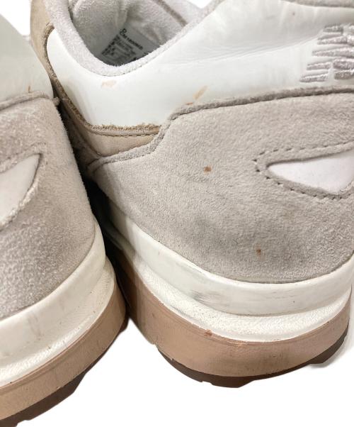 NEW BALANCE（ニューバランス）NEW BALANCE (ニューバランス) ローカットスニーカー ベージュ サイズ:27の古着・服飾アイテム