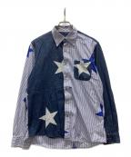 SOPHNET.ソフネット）の古着「STAR MIX B.D SHIRT」｜インディゴ