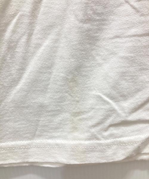 WHIMSY（ウィムジー）WHIMSY (ウィムジー) VANS (ヴァンズ) テープ ソックスプリントTシャツ ホワイト サイズ:Mの古着・服飾アイテム