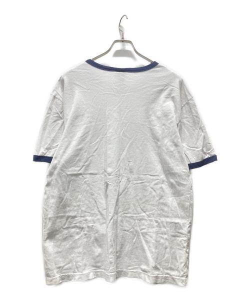 Noah（ノア）Noah (ノア) リンガーTシャツ ホワイト サイズ:Lの古着・服飾アイテム