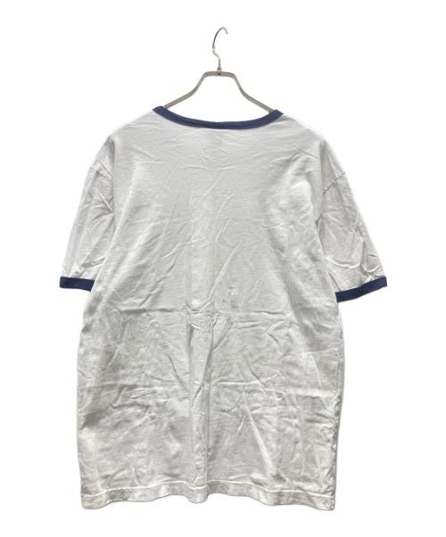 Noah（ノア）Noah (ノア) リンガーTシャツ ホワイト サイズ:Lの古着・服飾アイテム