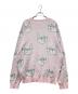 RIPNDIP (リップンディップ) 猫総柄ニット ピンク サイズ:XL：5000円
