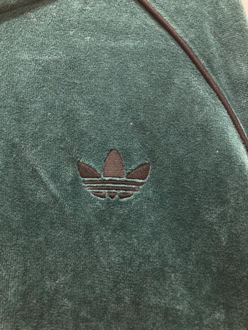 adidas（アディダス）adidas (アディダス) ベロア トラックジャケット グリーン サイズ:Lの古着・服飾アイテム
