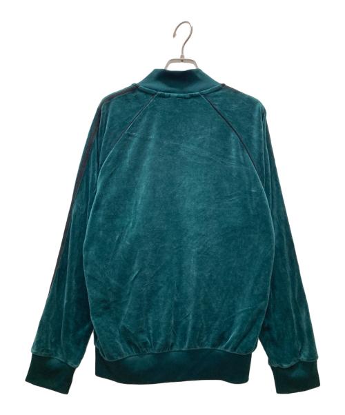 adidas（アディダス）adidas (アディダス) ベロア トラックジャケット グリーン サイズ:Lの古着・服飾アイテム