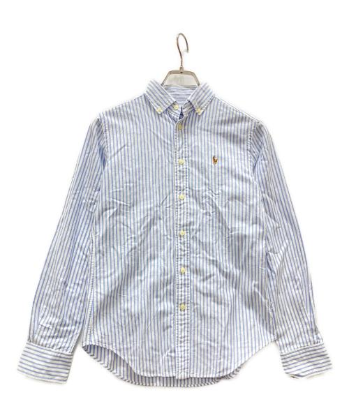 POLO RALPH LAUREN（ポロ・ラルフローレン）POLO RALPH LAUREN (ポロ・ラルフローレン) ストライプシャツ スカイブルーの古着・服飾アイテム