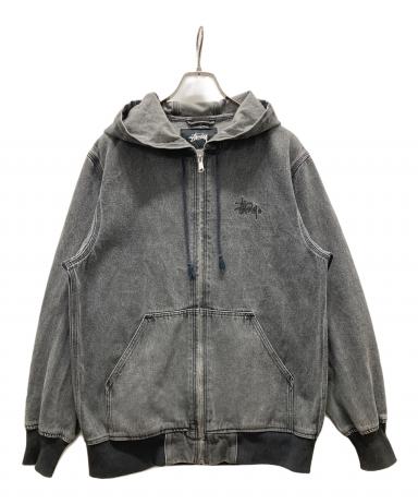 中古・古着通販】stussy (ステューシー) basic stussy zip パーカー