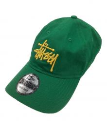 stussy×New Era（ステューシー×ニューエラ）の古着「キャップ」｜グリーン
