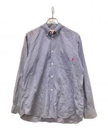 COMME des GARCONS SHIRT×SUPREME（コムデギャルソンシャツ×シュプリーム）の古着「13SS Gusset Shirt /ガゼットシャツ」｜ネイビー
