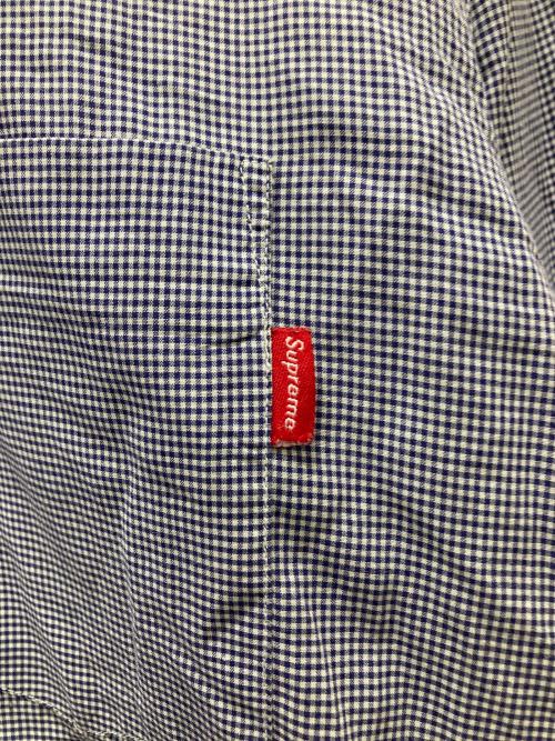 COMME des GARCONS SHIRT（コムデギャルソンシャツ）COMME des GARCONS SHIRT (コムデギャルソンシャツ) Supreme (シュプリーム) 13SS Gusset Shirt /ガゼットシャツ ネイビー サイズ:Sの古着・服飾アイテム