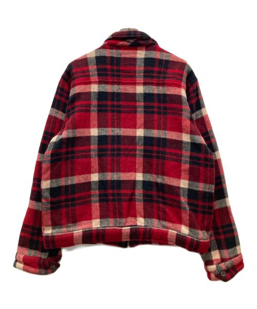 WOOLRICH（ウールリッチ）WOOLRICH (ウールリッチ) バッファローチェックジャケット レッド サイズ:Mの古着・服飾アイテム