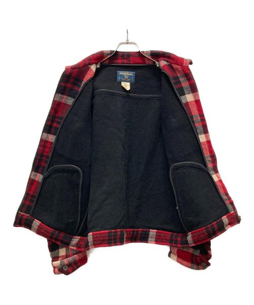 WOOLRICH（ウールリッチ）WOOLRICH (ウールリッチ) バッファローチェックジャケット レッド サイズ:Mの古着・服飾アイテム