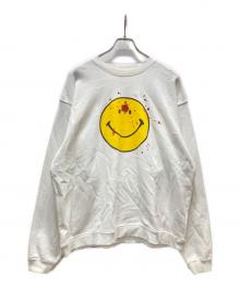 SMILEY FACE×JOURNAL STANDARD（スマイリーフェイス×ジャーナルスタンダード）の古着「スウェット」｜ホワイト