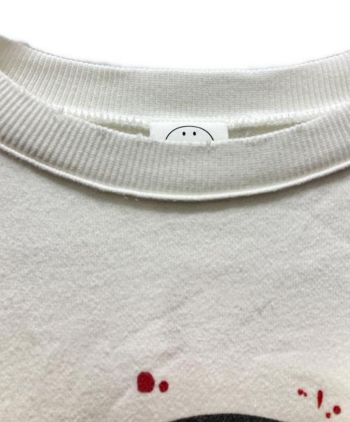 SMILEY FACE（スマイリーフェイス）SMILEY FACE (スマイリーフェイス) JOURNAL STANDARD (ジャーナルスタンダード) スウェット ホワイト サイズ:Mの古着・服飾アイテム