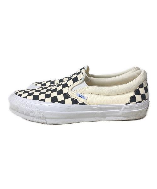 VANS（ヴァンズ）VANS (ヴァンズ) LX SLIP-ON RISSUE 98 アイボリー サイズ:26.5の古着・服飾アイテム