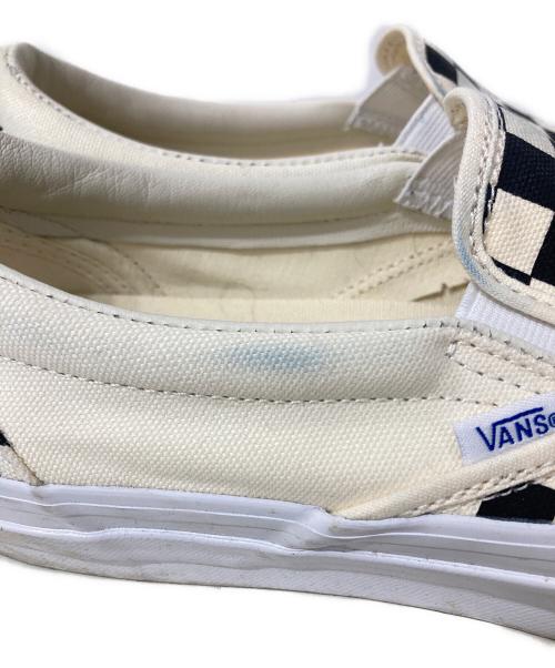 VANS（ヴァンズ）VANS (ヴァンズ) LX SLIP-ON RISSUE 98 アイボリー サイズ:26.5の古着・服飾アイテム