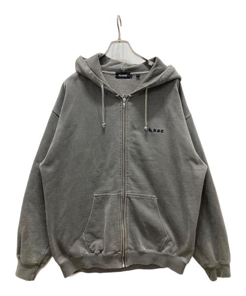 X-LARGE（エクストララージ）X-LARGE (エクストララージ) ジップパーカー グレー サイズ:Lの古着・服飾アイテム