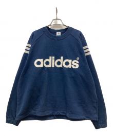 adidas（アディダス）の古着「ロゴプリントスウェット」｜ネイビー