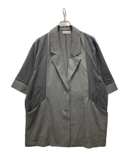 SUMISTYLE（スミスタイル）sumistyle (スミスタイル) 半袖ジャケット グレー サイズ:Fの古着・服飾アイテム