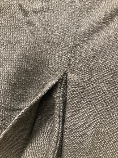 KAGURE（カグレ）kagure (カグレ) リネン混ブラウスワンピース ブラウン サイズ:Fの古着・服飾アイテム
