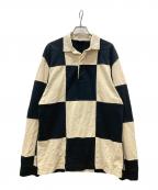 Paul Smith COLLECTIONポールスミス コレクション）の古着「パネルラガーシャツ」｜ベージュ