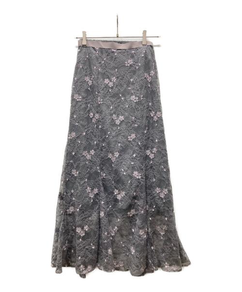 Snidel（スナイデル）Snidel (スナイデル) 3pieceジョーゼットレースワンピース ラベンダー サイズ:1の古着・服飾アイテム