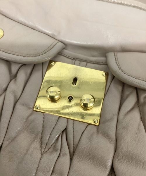 MIU MIU（ミュウミュウ）MIU MIU (ミュウミュウ) ハンドバッグ ピンクの古着・服飾アイテム