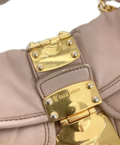 MIU MIU（ミュウミュウ）MIU MIU (ミュウミュウ) ハンドバッグ ピンクの古着・服飾アイテム