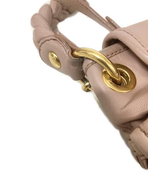 MIU MIU（ミュウミュウ）MIU MIU (ミュウミュウ) ハンドバッグ ピンクの古着・服飾アイテム