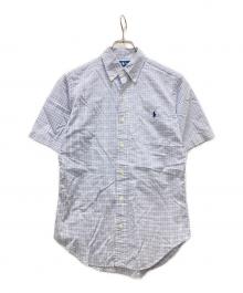 POLO RALPH LAUREN（ポロ・ラルフローレン）の古着「半袖BDシャツ」｜スカイブルー