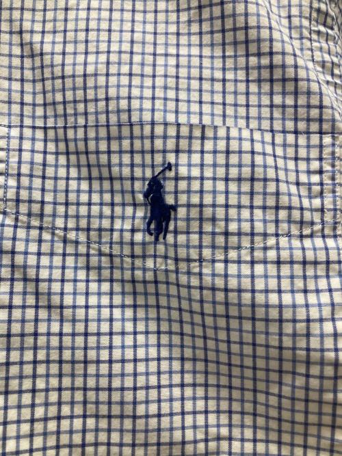 POLO RALPH LAUREN（ポロ・ラルフローレン）POLO RALPH LAUREN (ポロ・ラルフローレン) 半袖BDシャツ スカイブルー サイズ:Sの古着・服飾アイテム