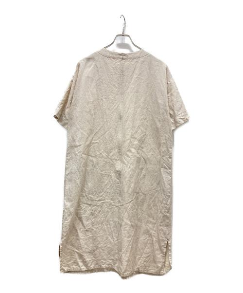 Oent a ouest par Leminor（Oent a ouest par Leminor）Oent a ouest par Leminor (Oent a ouest par Leminor) ブラウスワンピース ベージュ サイズ:Mの古着・服飾アイテム
