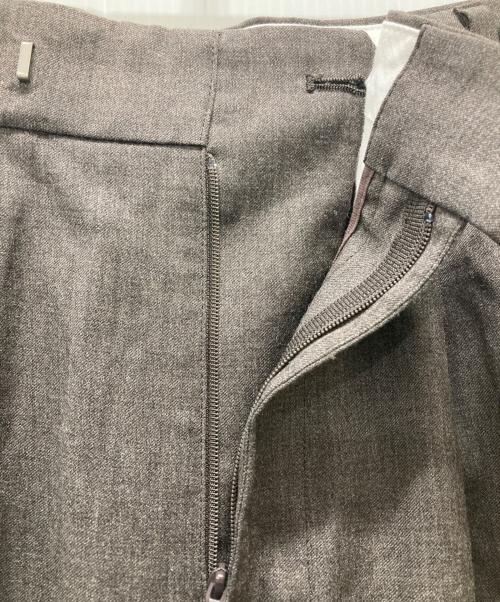 EVERYDAY I LIKE.（エヴリデイ アイ ライク）EVERYDAY I LIKE. (エヴリデイ アイ ライク) タックパンツ ブラウン サイズ:34の古着・服飾アイテム