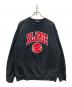 X-LARGE（エクストララージ）の古着「COLLEGE LOGO CREWNECK SWEAT」｜ブラック