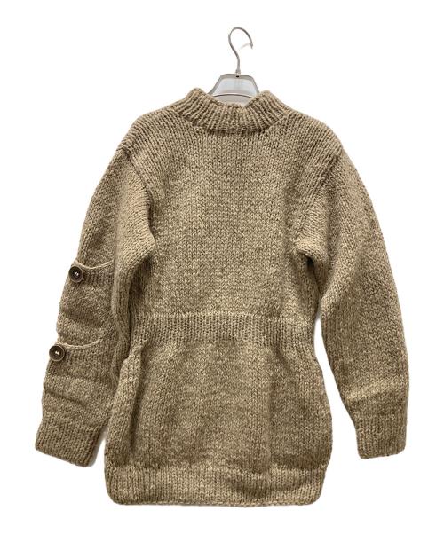 Peroto（ペロト）Peroto (ペロト) カウチンニットロングカーディガン ブラウン サイズ:XSの古着・服飾アイテム