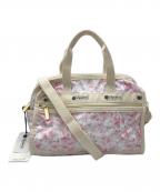 LeSportsacレスポートサック）の古着「DELUXE MINI DUFFEL」｜ピンク