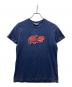 LACOSTE（ラコステ）の古着「プリントTシャツ」｜ネイビー