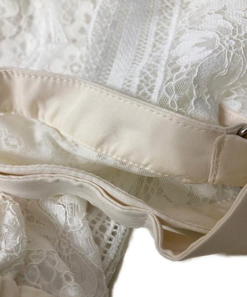 Snidel（スナイデル）Snidel (スナイデル) スイッチングデコルテオープンワンピ ホワイト サイズ:Sの古着・服飾アイテム