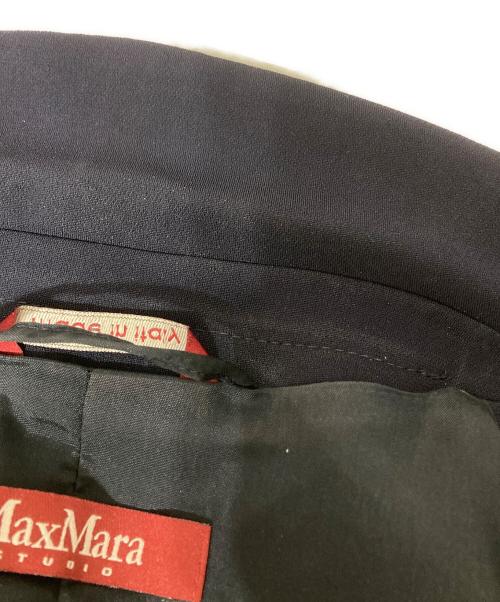 Max Mara Studio（マックスマーラ ストゥディオ）MAX MARA STUDIO (マックスマーラ ストゥディオ) テーラードジャケット ネイビー サイズ:42の古着・服飾アイテム