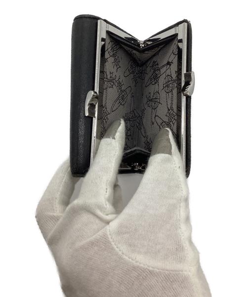 Vivienne Westwood（ヴィヴィアンウエストウッド）Vivienne Westwood (ヴィヴィアンウエストウッド) オーブがま口財布 ブラックの古着・服飾アイテム