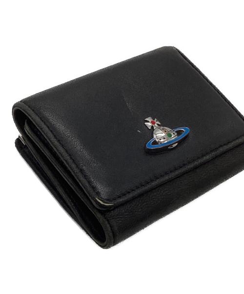 Vivienne Westwood（ヴィヴィアンウエストウッド）Vivienne Westwood (ヴィヴィアンウエストウッド) オーブがま口財布 ブラックの古着・服飾アイテム