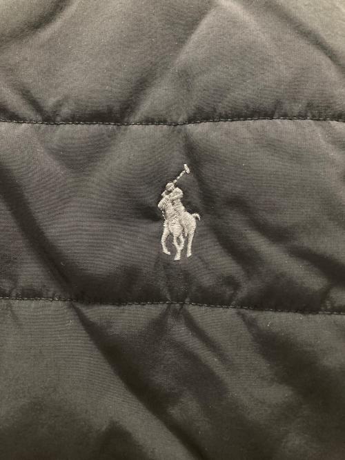 POLO RALPH LAUREN（ポロ・ラルフローレン）POLO RALPH LAUREN (ポロ・ラルフローレン) ハイブリットボンバージャケット ブラック サイズ:Sの古着・服飾アイテム
