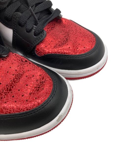 NIKE（ナイキ）NIKE (ナイキ) Air Jordan 1 High OG Ruby レッド サイズ:24の古着・服飾アイテム
