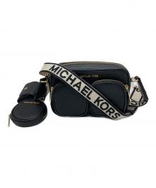 MICHAEL KORS（マイケルコース）の古着「クロスボディ ウィズアタッチミディアム」｜ブラック